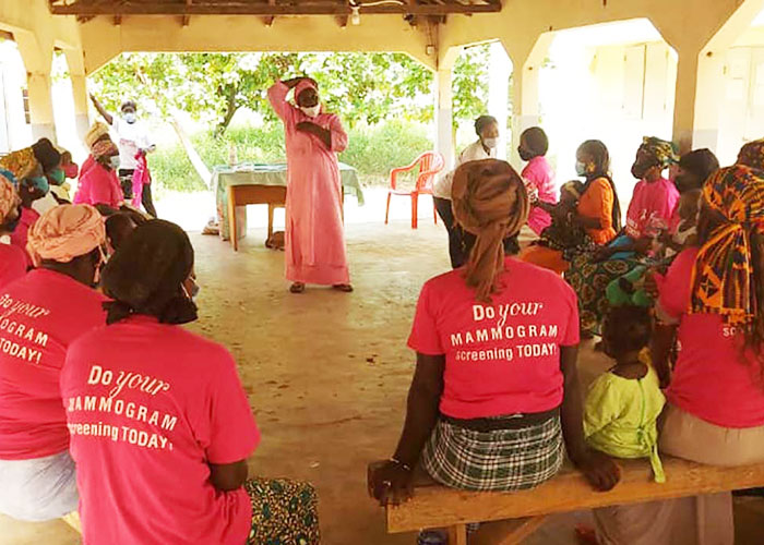 ©BAFROW Medical Centre Awareness creation at BAFROW WWFHC in Mandinaba Village